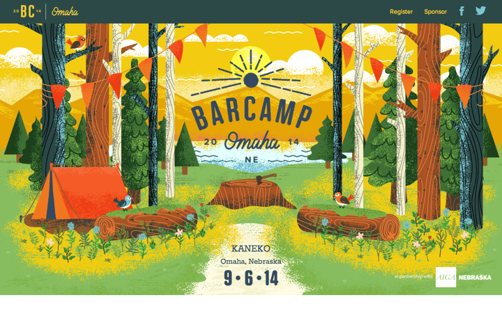 BarCamp Omaha 2014 website preview